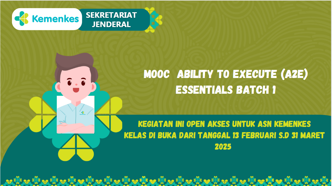 MOOC  Ability To Execute (A2E) Essentials Batch 1