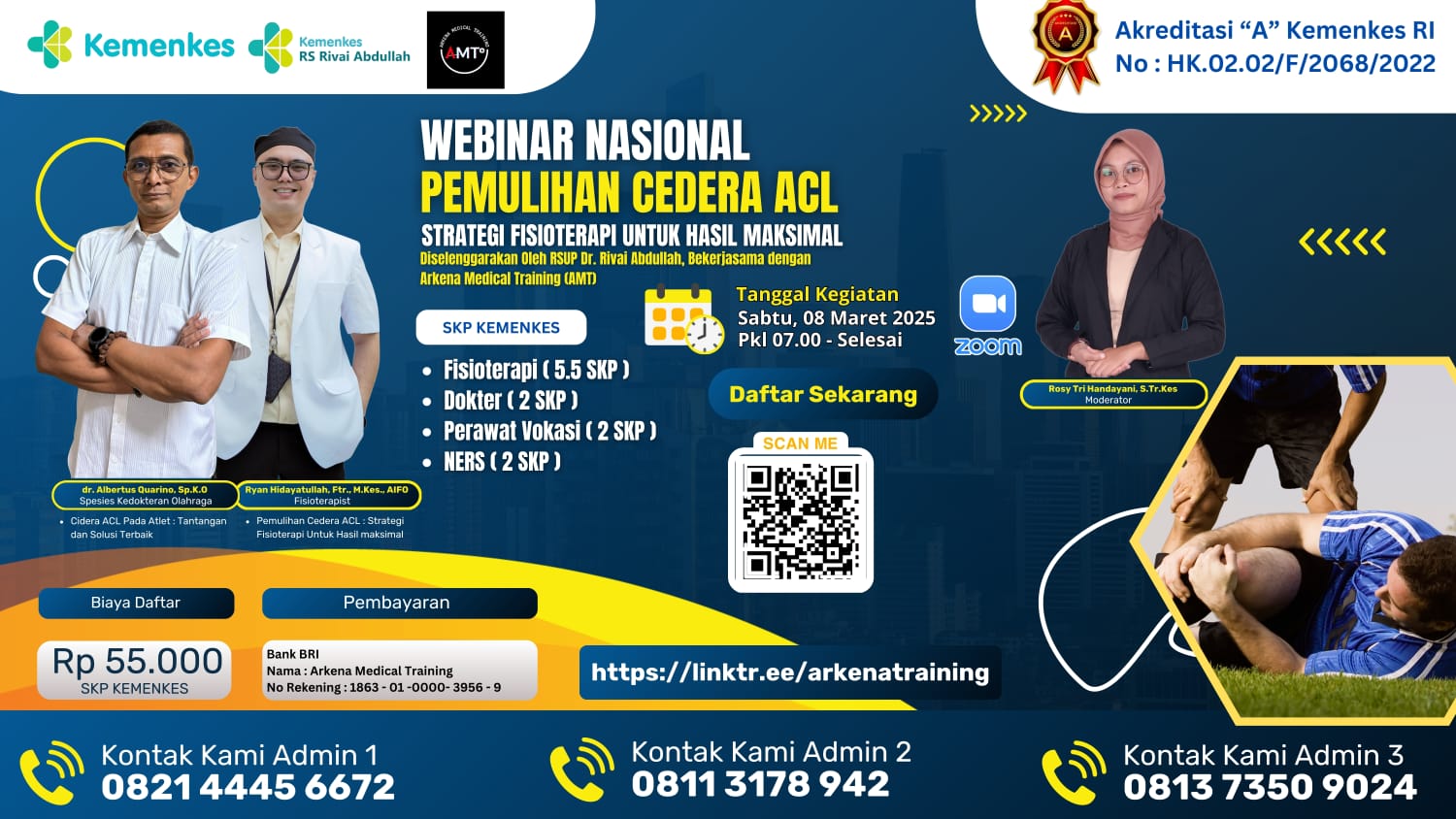 Webinar Pemulihan Cedera ACL, Strategi Fisioterapi Untuk Hasil Maksimal Angkatan 1