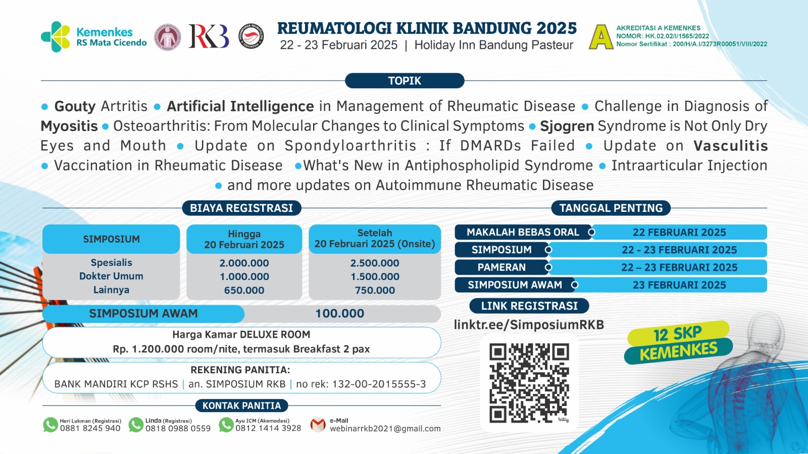 SEMINAR REUMATOLOGI KLINIK BANDUNG 2025