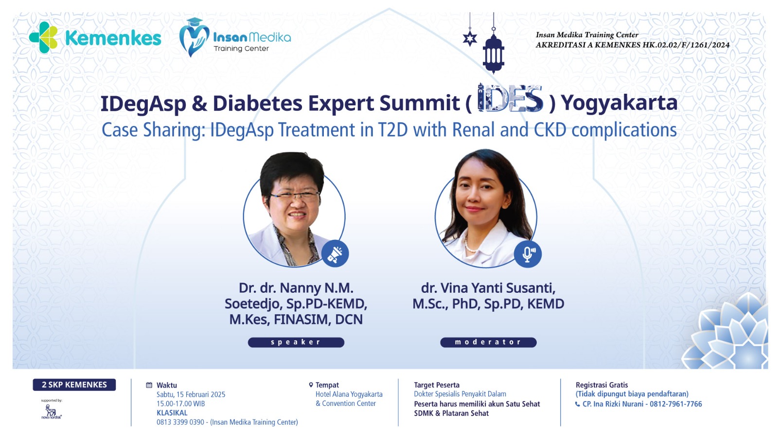 IDegAsp and Diabetes Expert Summit (IDES) Yogyakarta - Case Sharing (IDegAsp Treatment in T2D with Renal and CKD Complications)