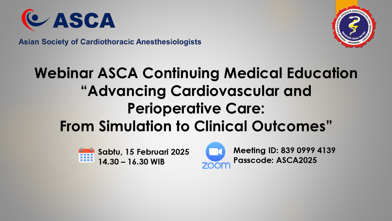 WEBINAR ASCA Continuing Medical Education