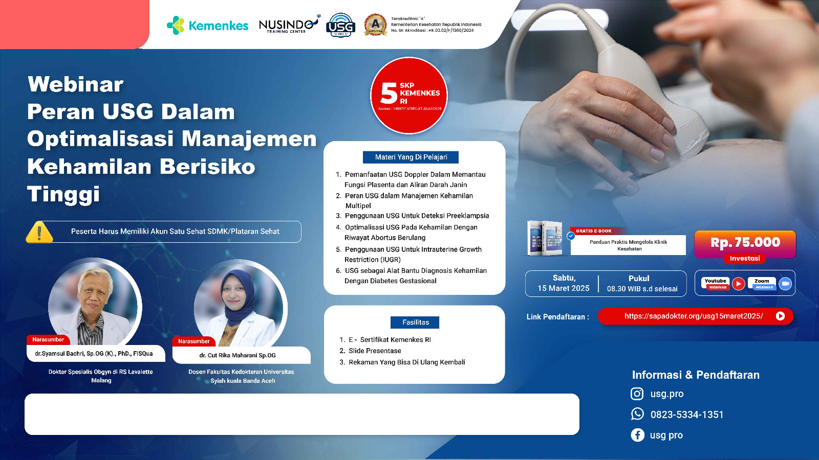 Peran USG dalam Optimalisasi Manajemen Kehamilan Berisiko Tinggi