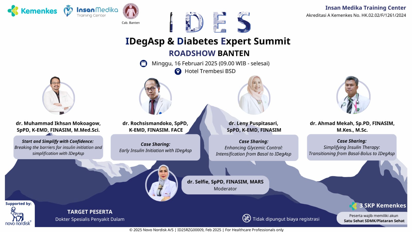 IDegAsp and Diabetes Expert Summit (IDES) Roadshow Banten