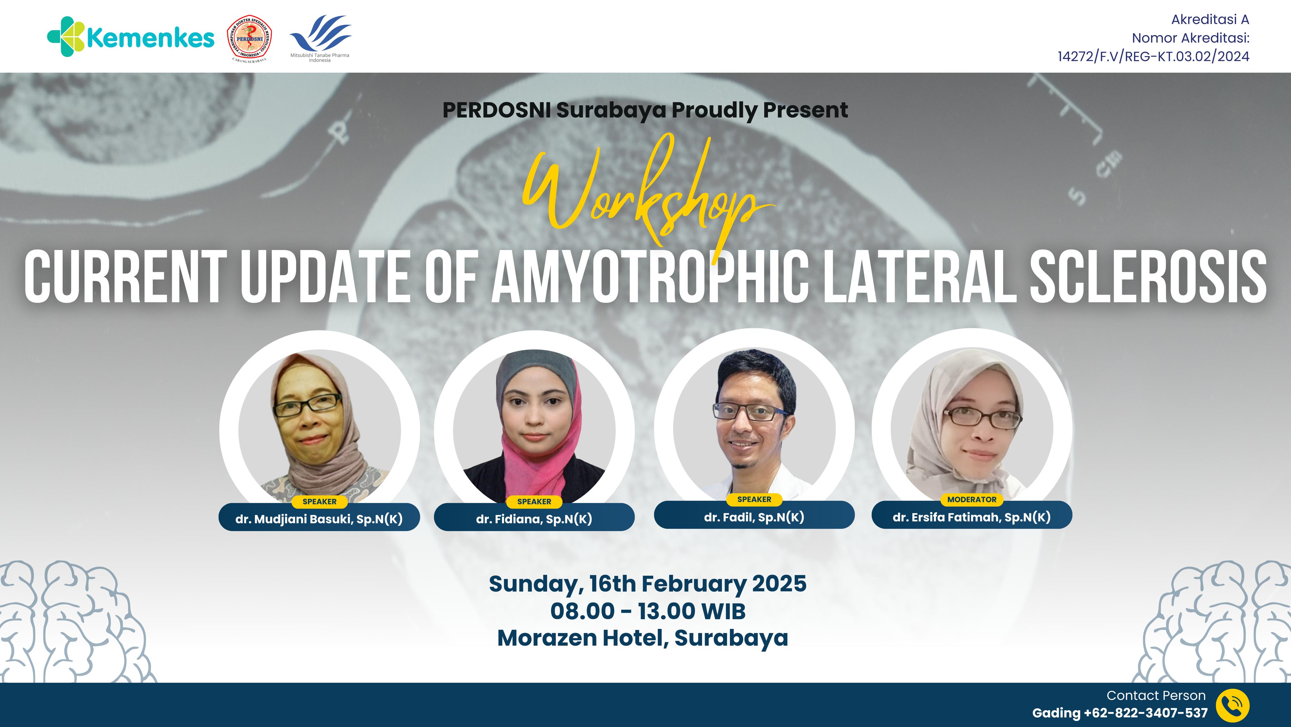 WORKSHOP AMYOTROPHIC LATERAL SCLEROSIS SURABAYA
