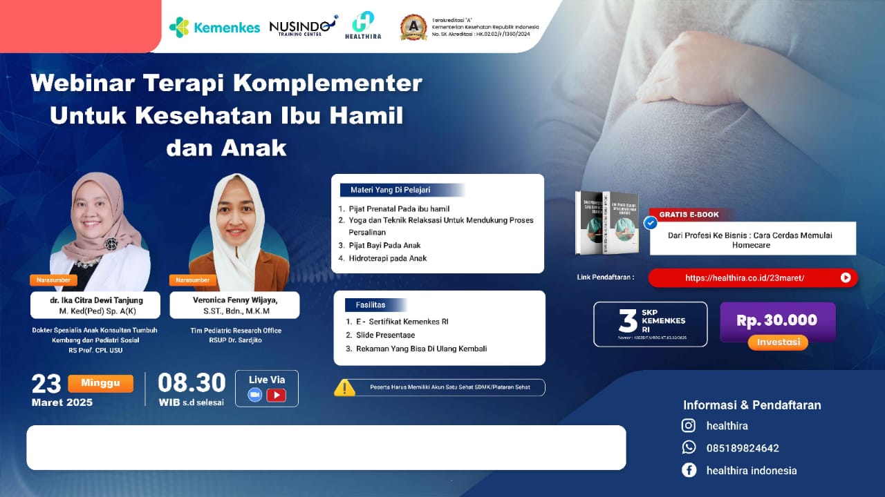 Terapi Komplementer Untuk Kesehatan Ibu Hamil dan Anak