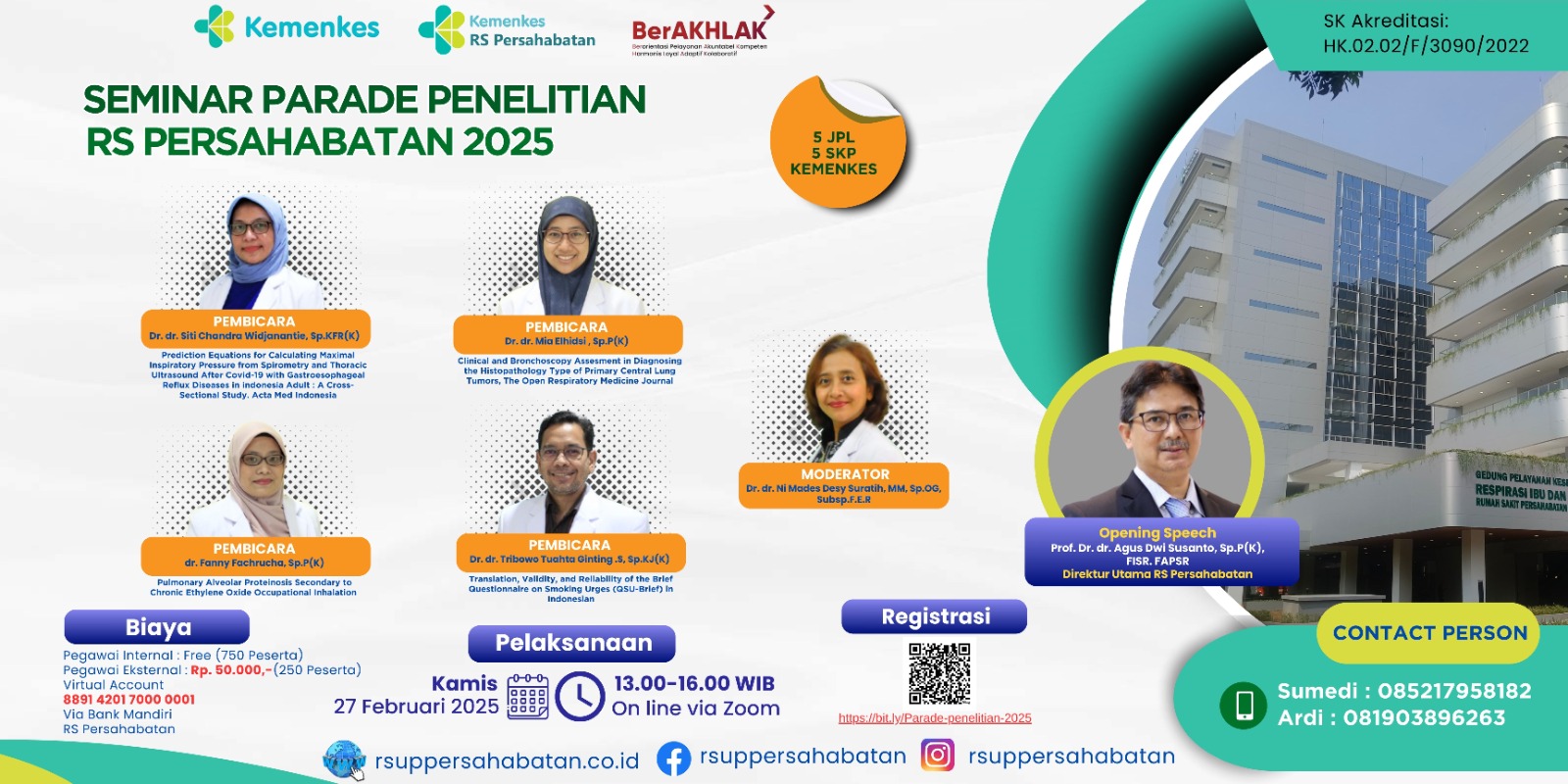 SEMINAR PARADE PENELITIAN SERI V TAHUN 2025