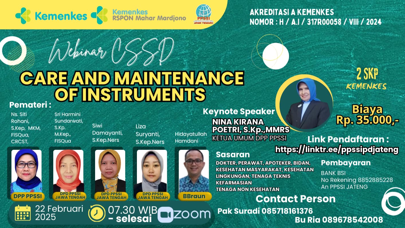 Webinar Care and Maintenance of Instruments