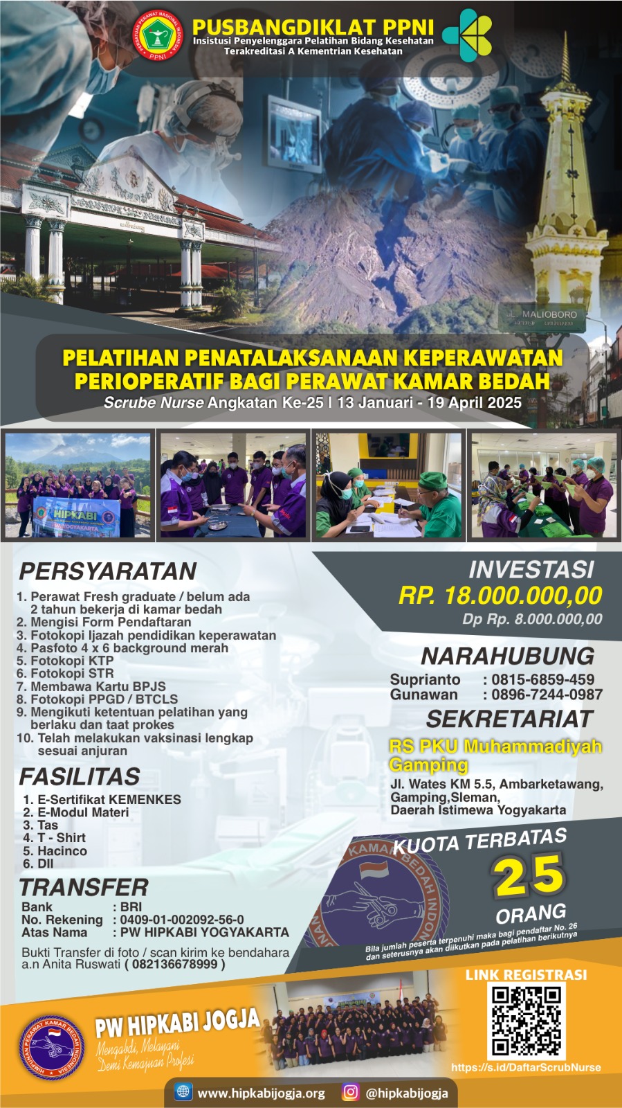 17924-Pelatihan Penatalaksanaan Perioperatif Pasien di Kamar Bedah bagi Perawat di RS PKU Muhammadiyah Gamping