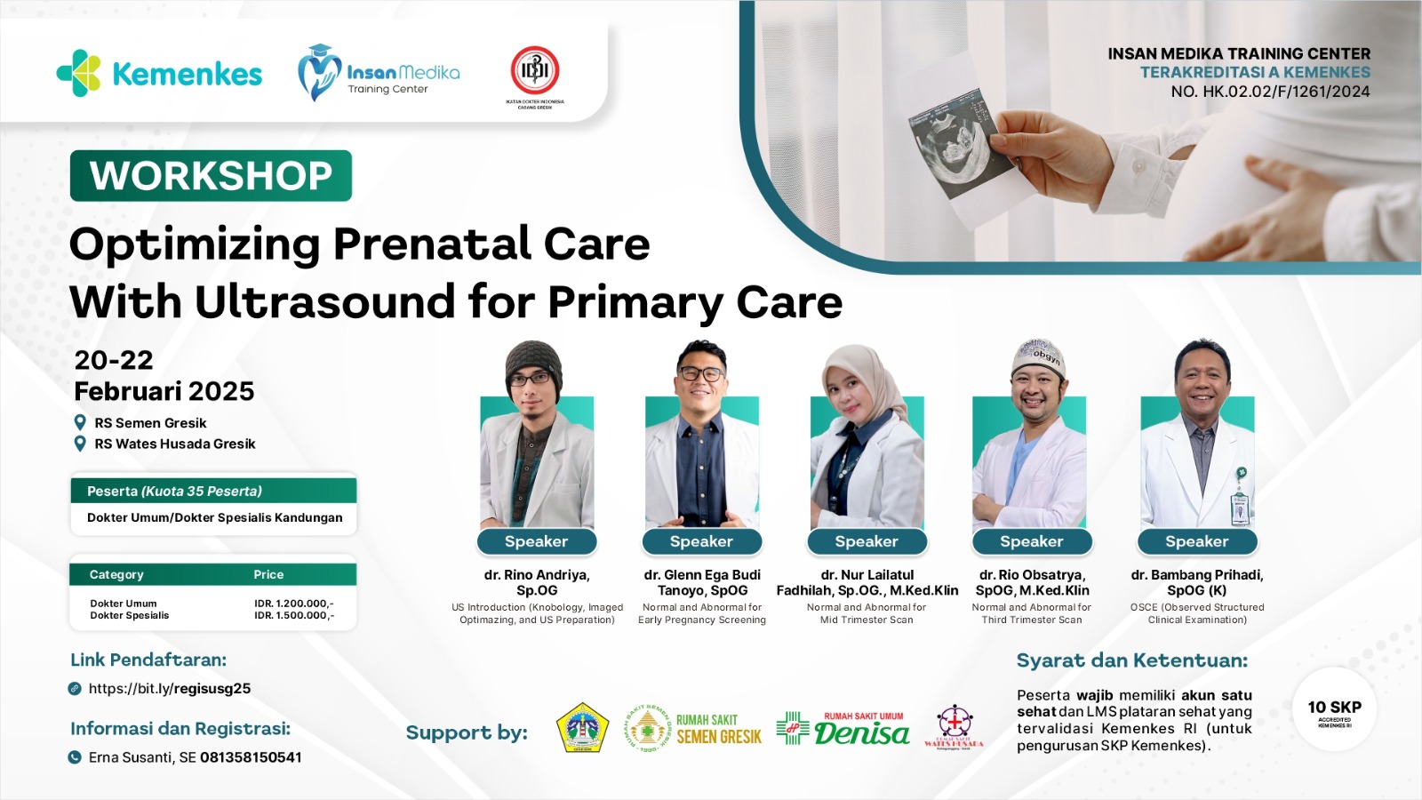 Workshop Optimizing Prenatal Care With Ultrasound for Primary Care