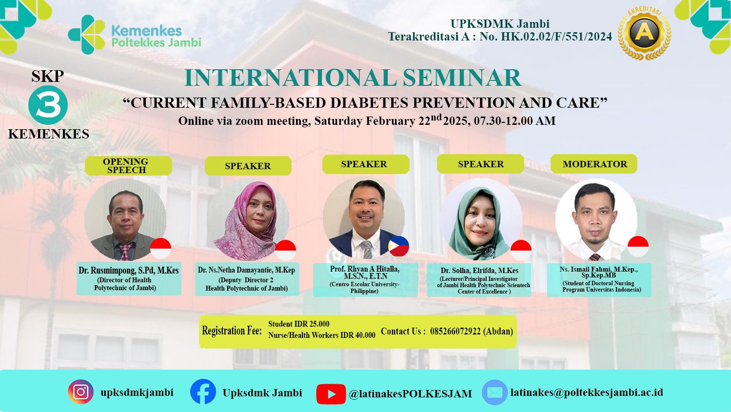 INTERNATIONAL SEMINAR Current Family-Based Diabetes Prevention And Care