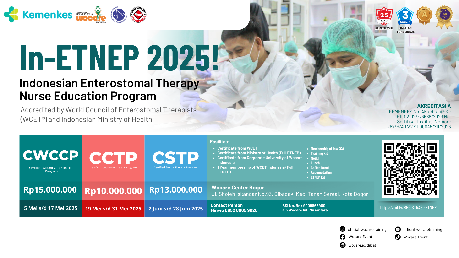 ETN.001 - Pelatihan Enterostomal Therapy Nurse Education Program (ETNEP)