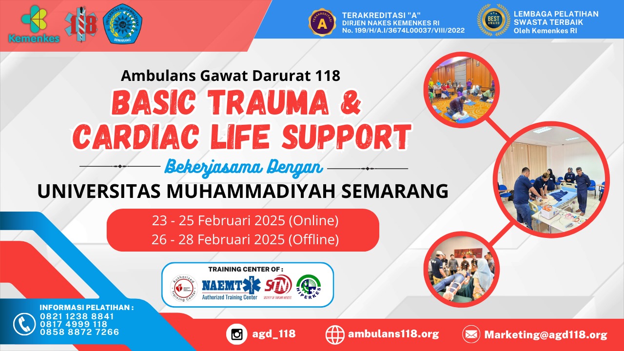 Pelatihan Basic Trauma Cardiac Life Support (BTCLS) Angkatan 14