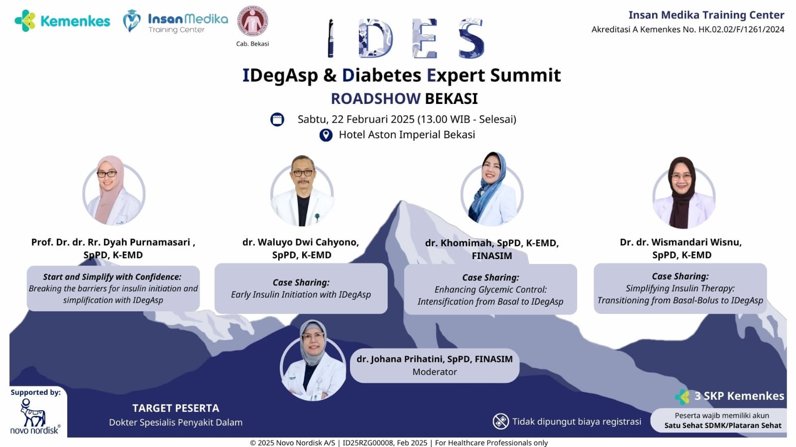 IDegAsp and Diabetes Expert Summit (IDES) Roadshow Bekasi