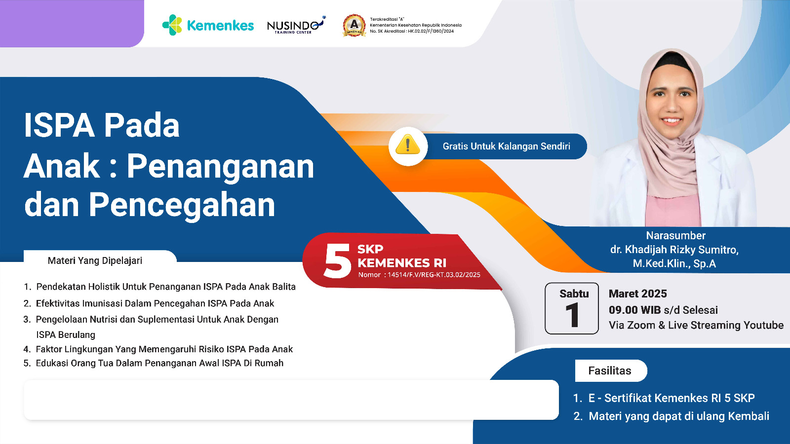ISPA pada Anak Penanganan dan Pencegahan Angkatan 2