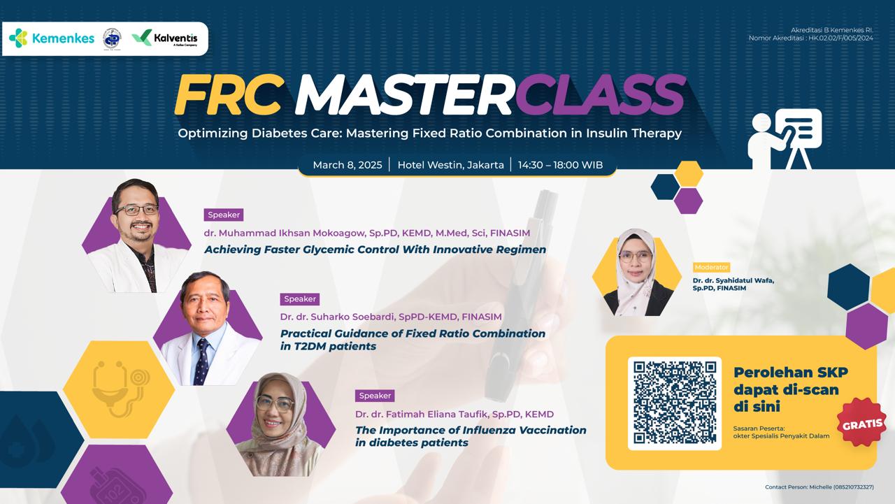 Workshop FRC Masterclass  (Optimizing Diabetes Care: Mastering Fixed Ratio Combination in Insulin Therapy) Angkatan 1