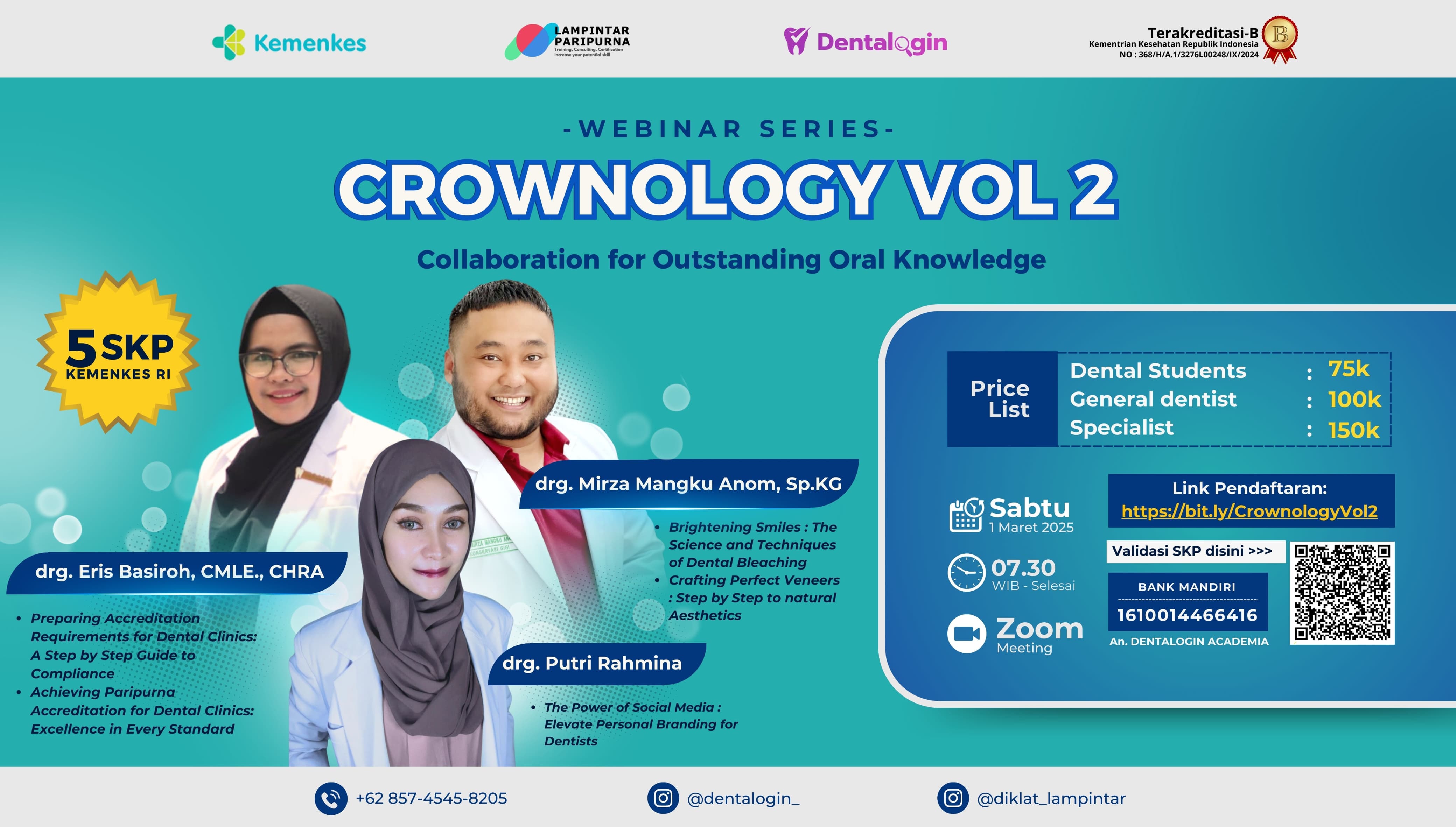 Crownology Vol 2  Collaboration for Outstanding Oral  Knowledge