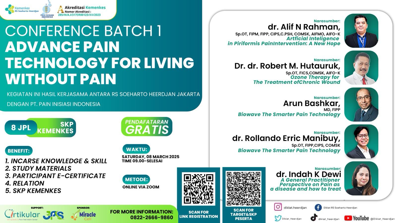 Advance Pain Technology for Living Without Pain Angkatan 1