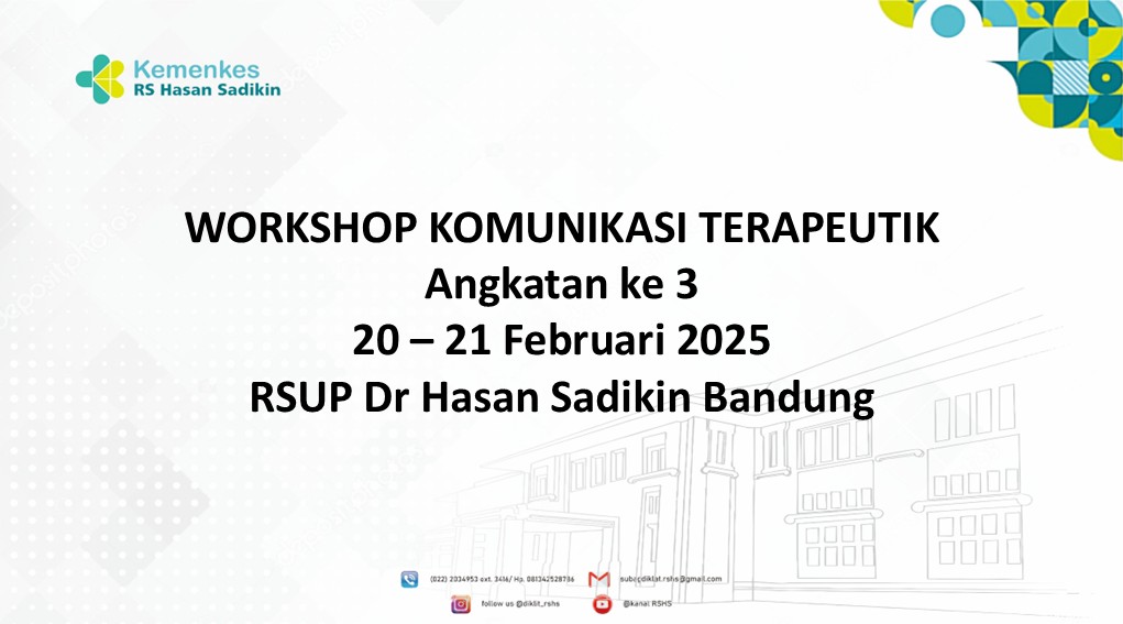 WORKSHOP KOMUNIKASI TERAPEUTIK Angkatan 3