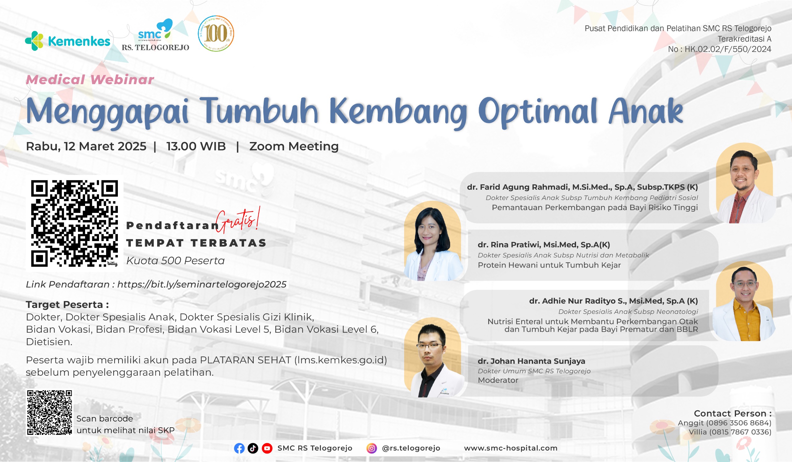 Menggapai Tumbuh Kembang Optimal Anak Angkatan 1