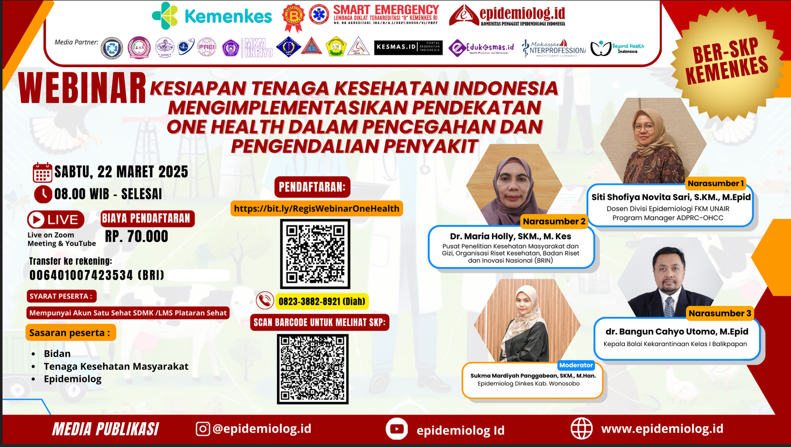 KESIAPAN TENAGA KESEHATAN INDONESIA MENGIMPLEMENTASIKAN PENDEKATAN ONE HEALTH DALAM PENCEGAHAN DAN PENGENDALIAN PENYAKIT  Angkatan 1