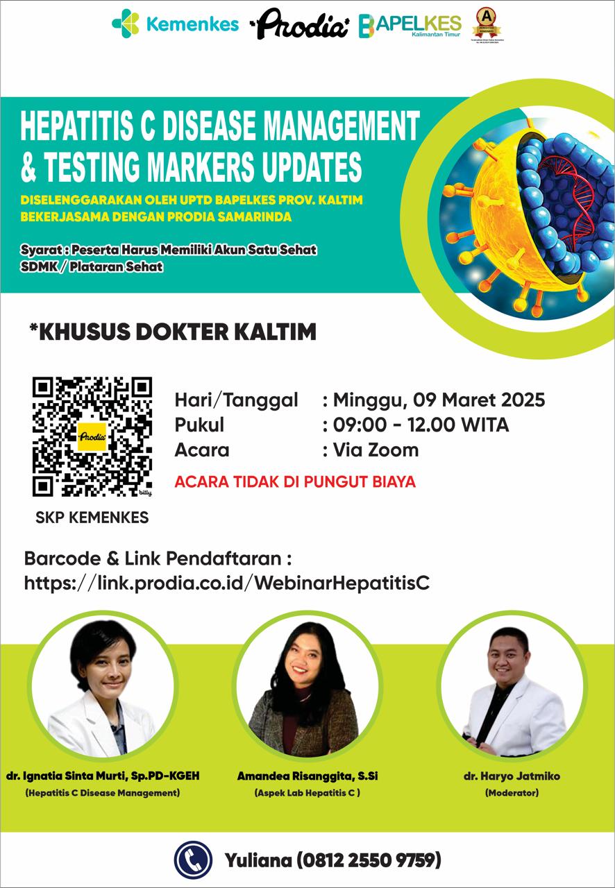 Webinar Prodia Hepatitis C Disease Management & Testing Markers Updates Angkatan 1
