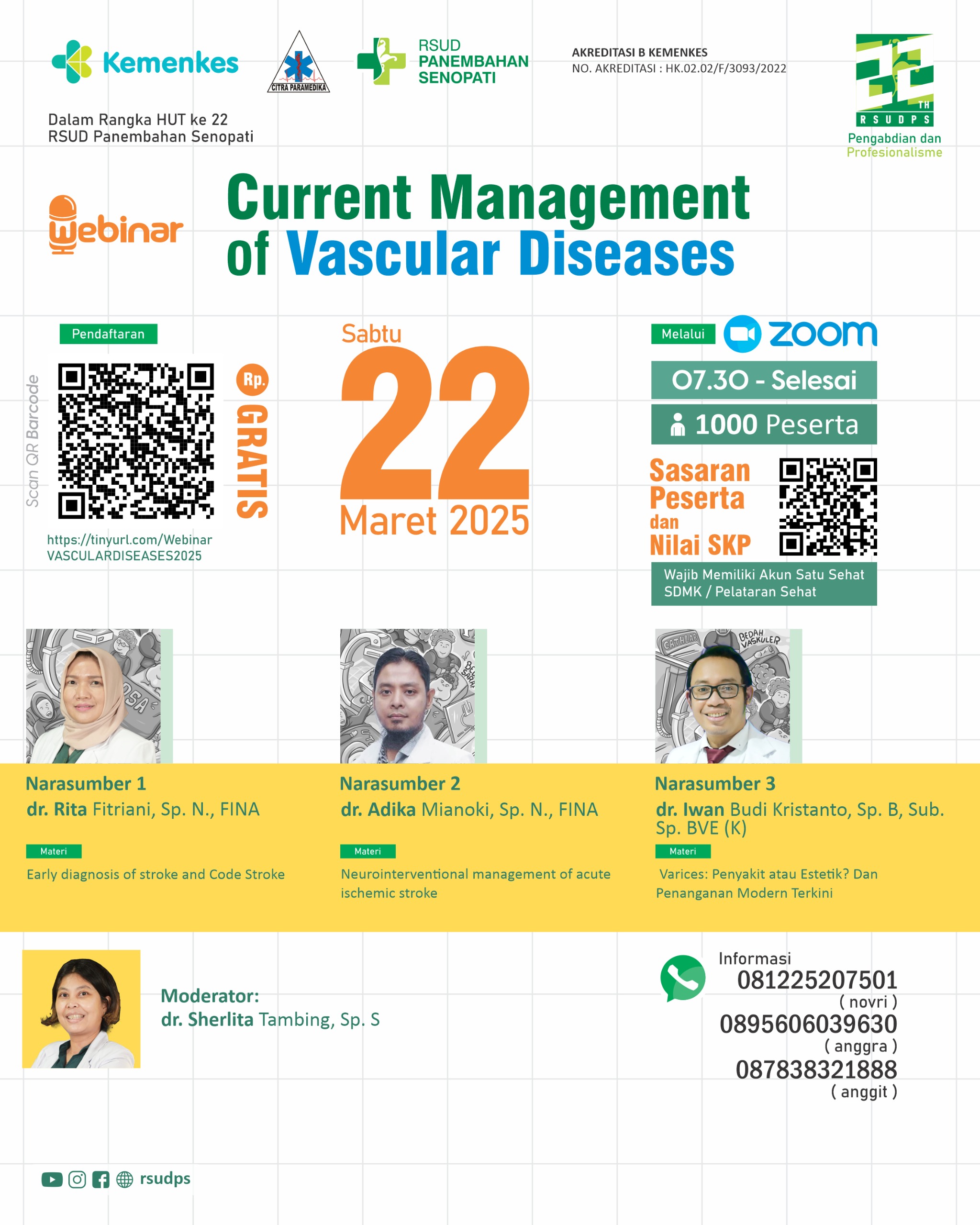 Webinar Current Management of Vascular Diseases Angkatan 1