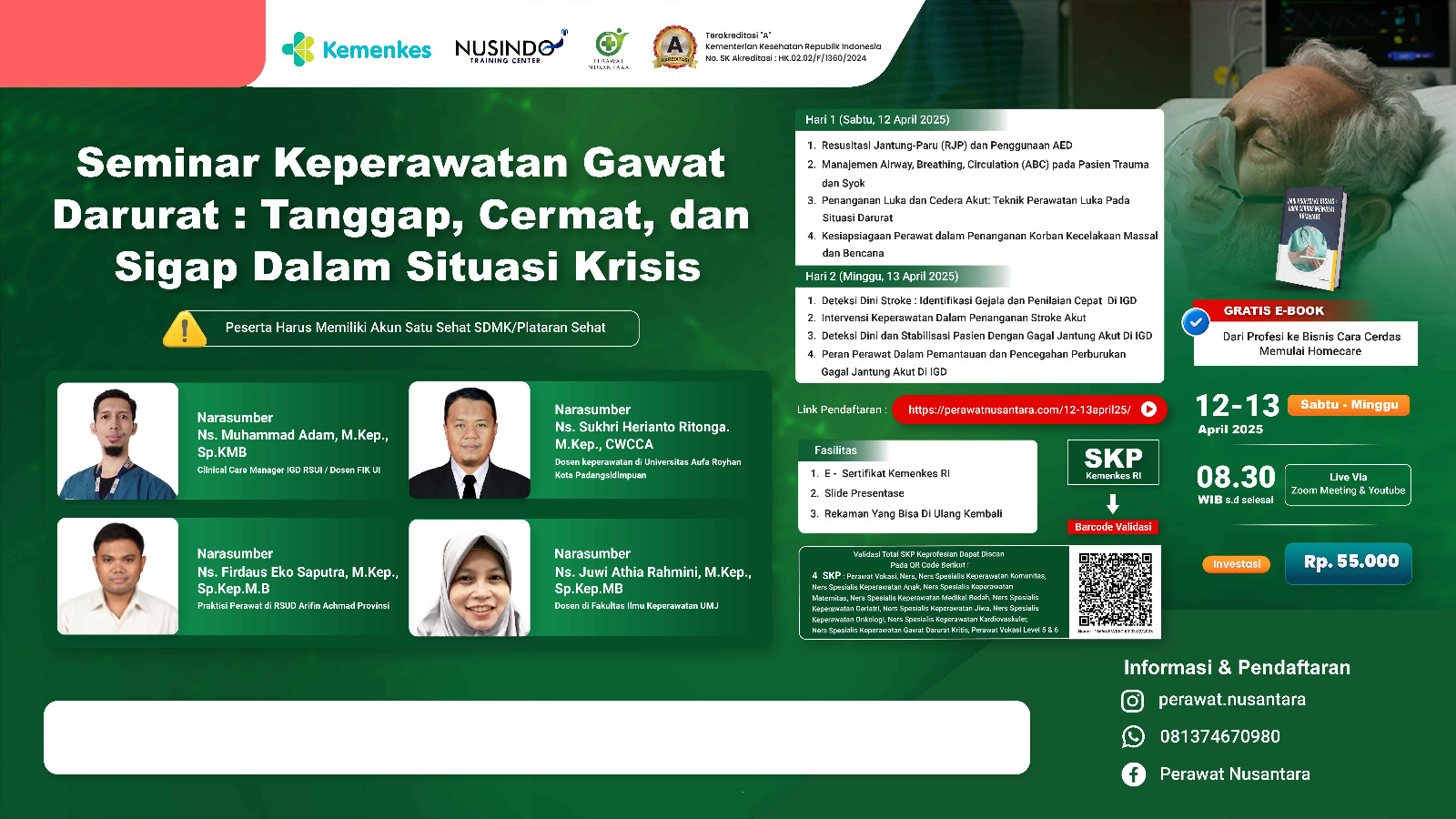 Keperawatan Gawat Darurat: Tanggap, Cermat, dan Sigap dalam Situasi Krisis Angkatan 1