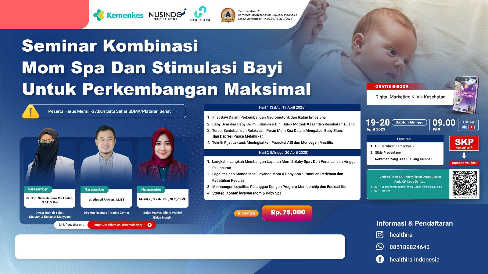 Kombinasi Mom Spa Dan Stimulasi Bayi Untuk Perkembangan Maksimal Angkatan 1