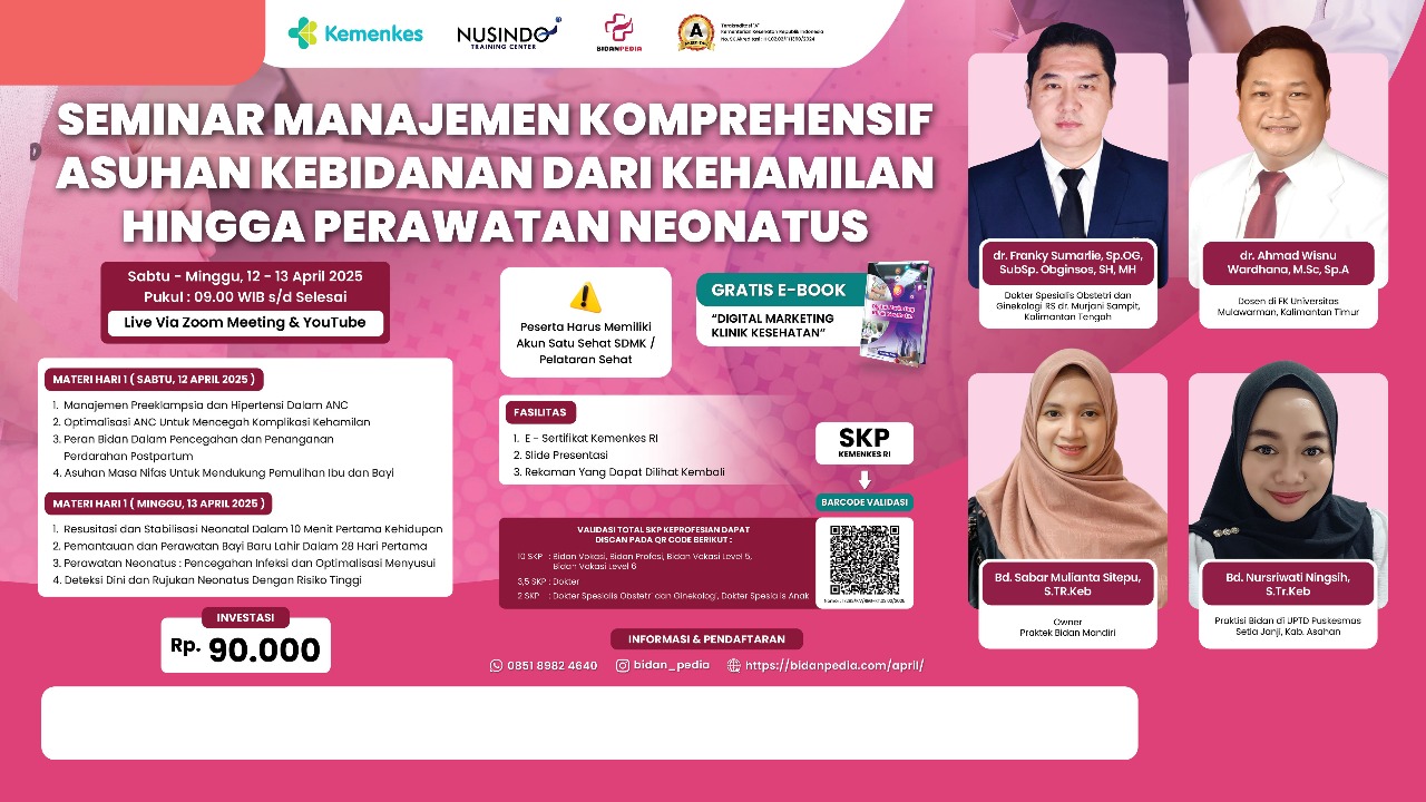 Manajemen Komprehensif Asuhan Kebidanan Dari Kehamilan Hingga Perawatan Neonatus Angkatan 1