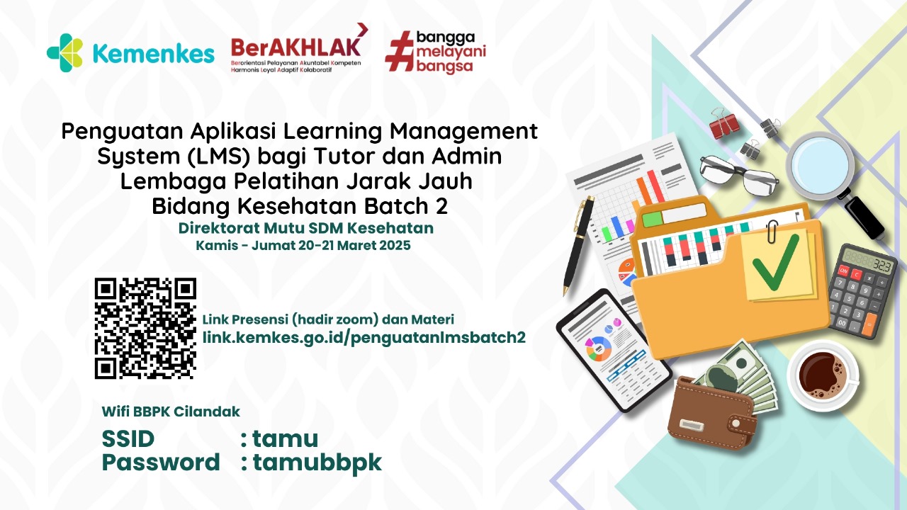 Penguatan Aplikasi Learning Management System bagi Tutor dan Admin Lembaga Pelatihan Jarak Jauh Bidang Kesehatan Batch 2 Tahun 2025