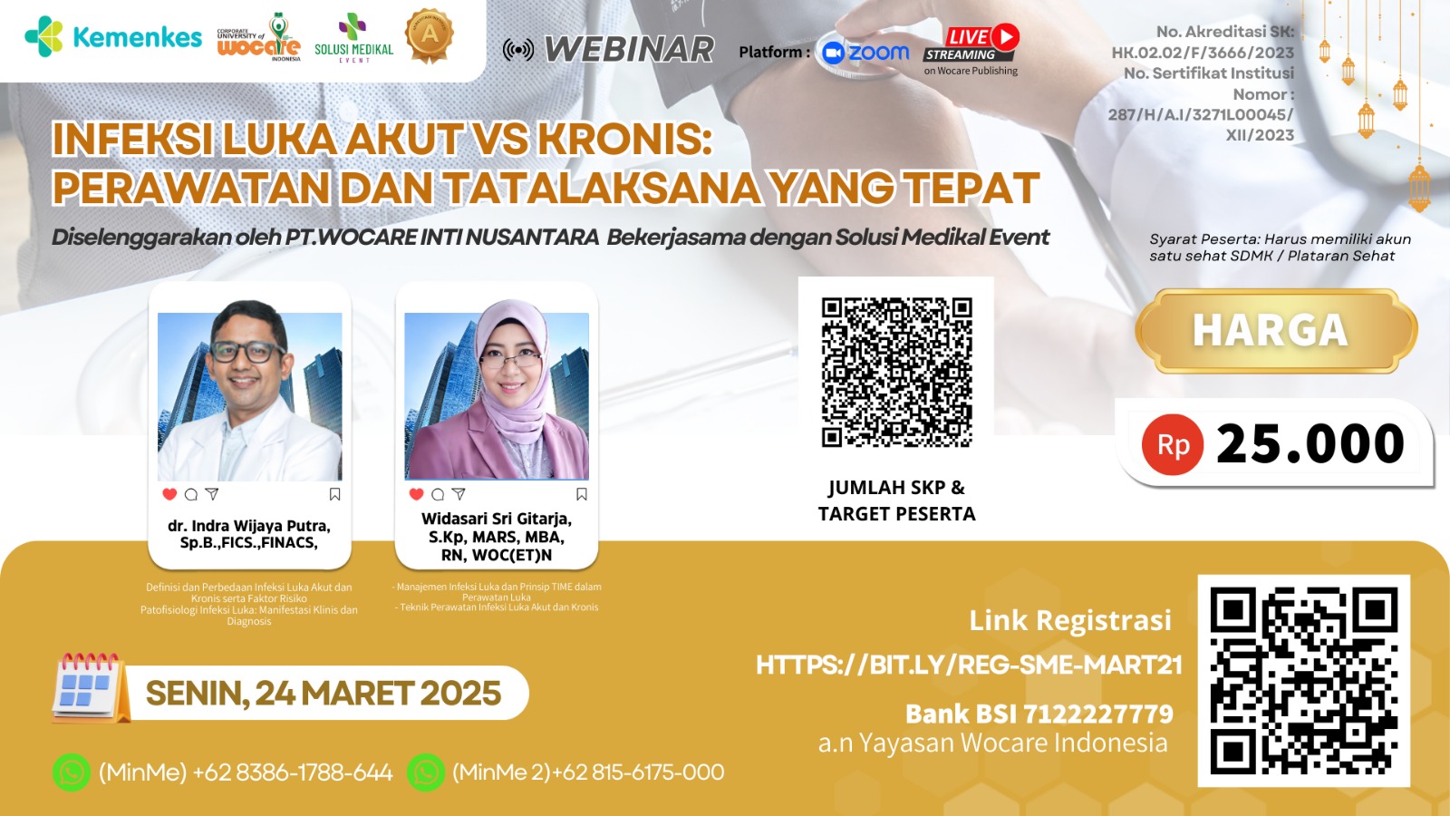 INFEKSI LUKA AKUT VS KRONIS: PERAWATAN DAN TATALAKSANA YANG TEPAT Angkatan 1