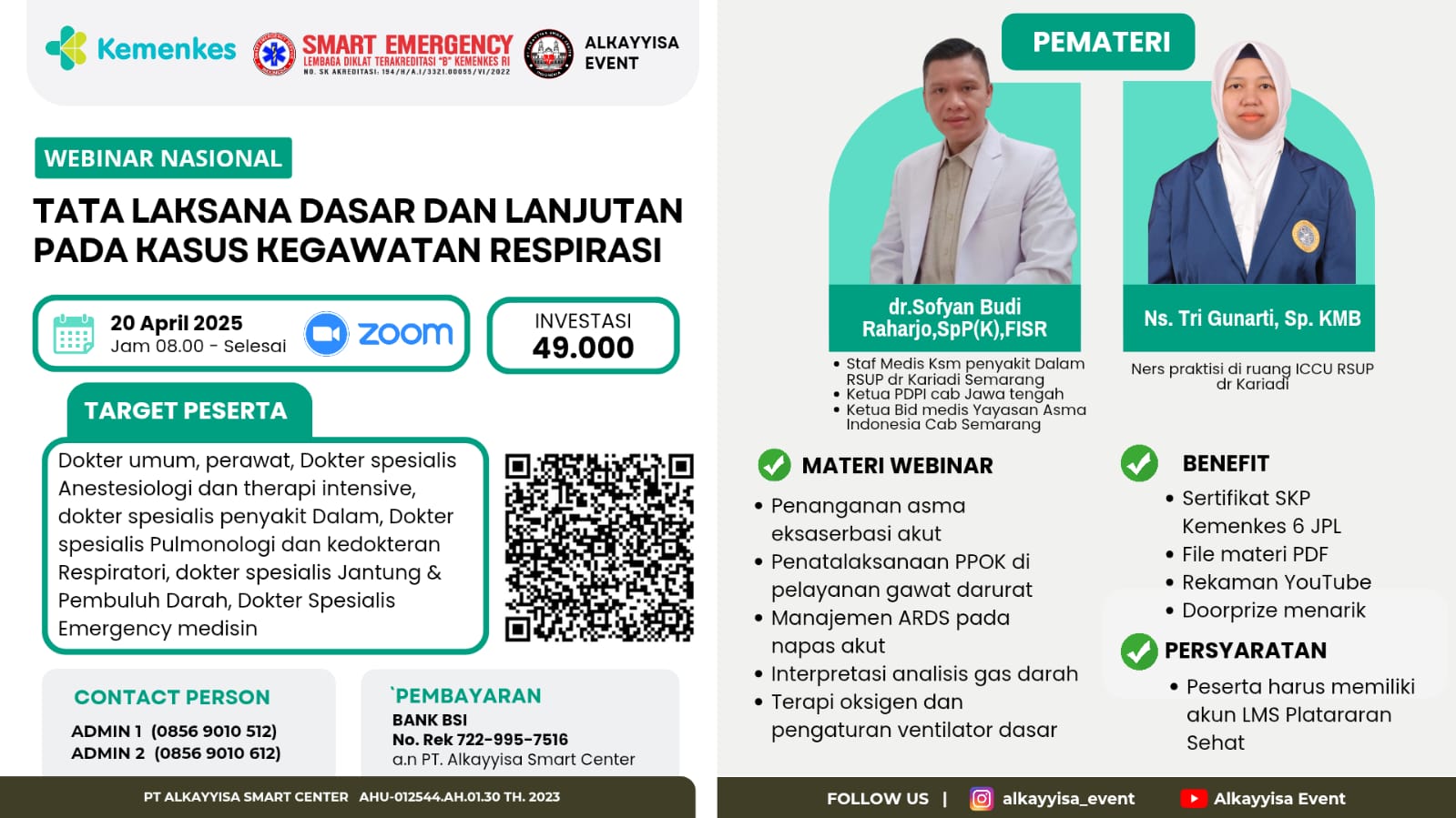 TATALAKSANA DASAR DAN LANJUTAN PADA KASUS KEGAWATAN SISTEM RESPIRASI Angkatan 1