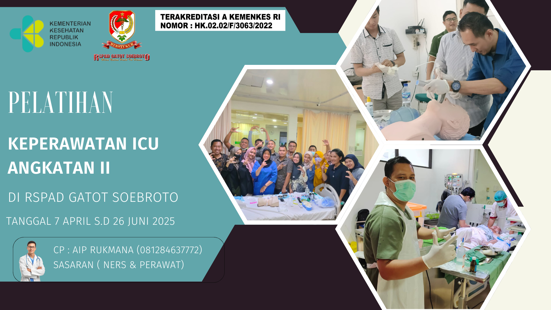 Pelatihan Pelayanan Keperawatan Intensif (ICU) Angkatan 2