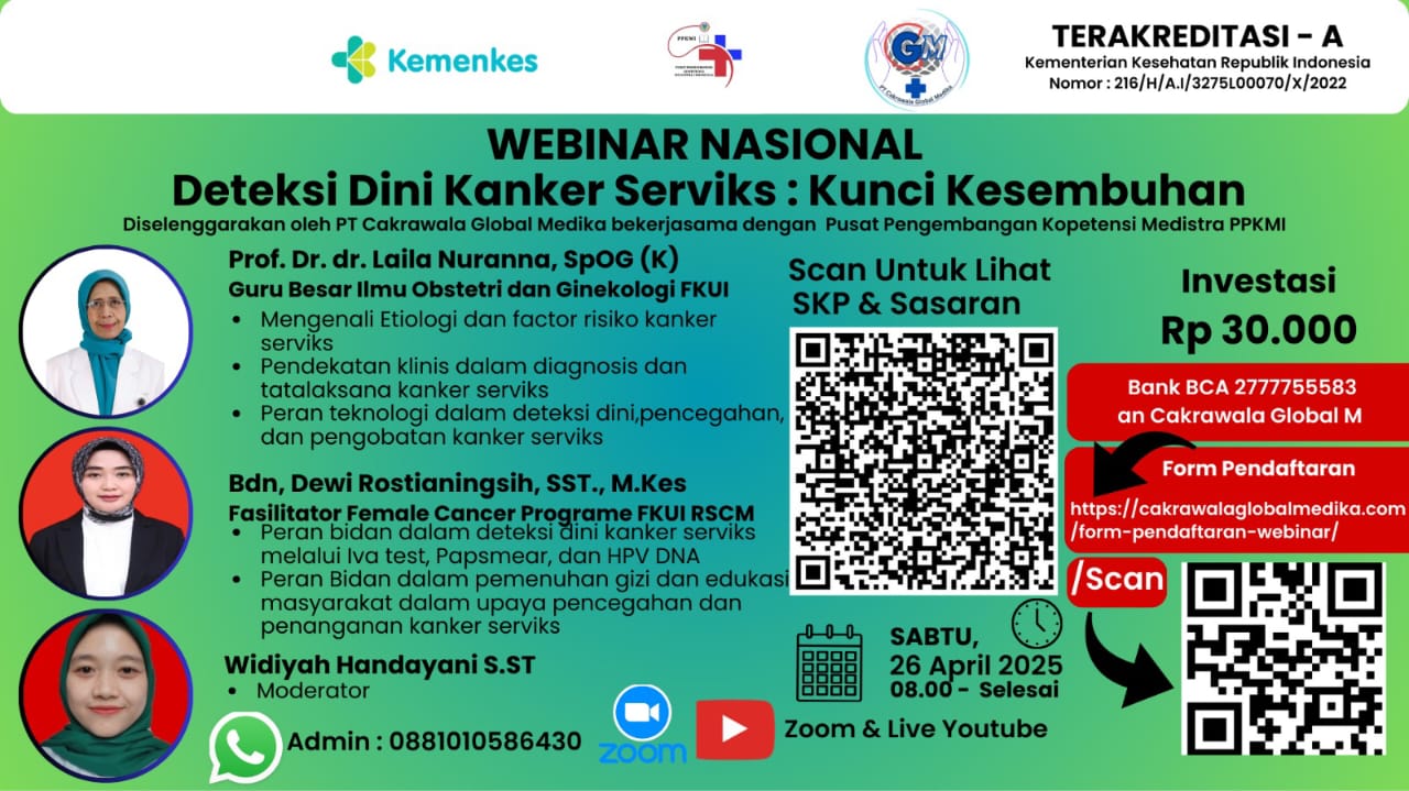Deteksi Dini Kanker Serviks:  Kunci Kesembuhan Angkatan 1