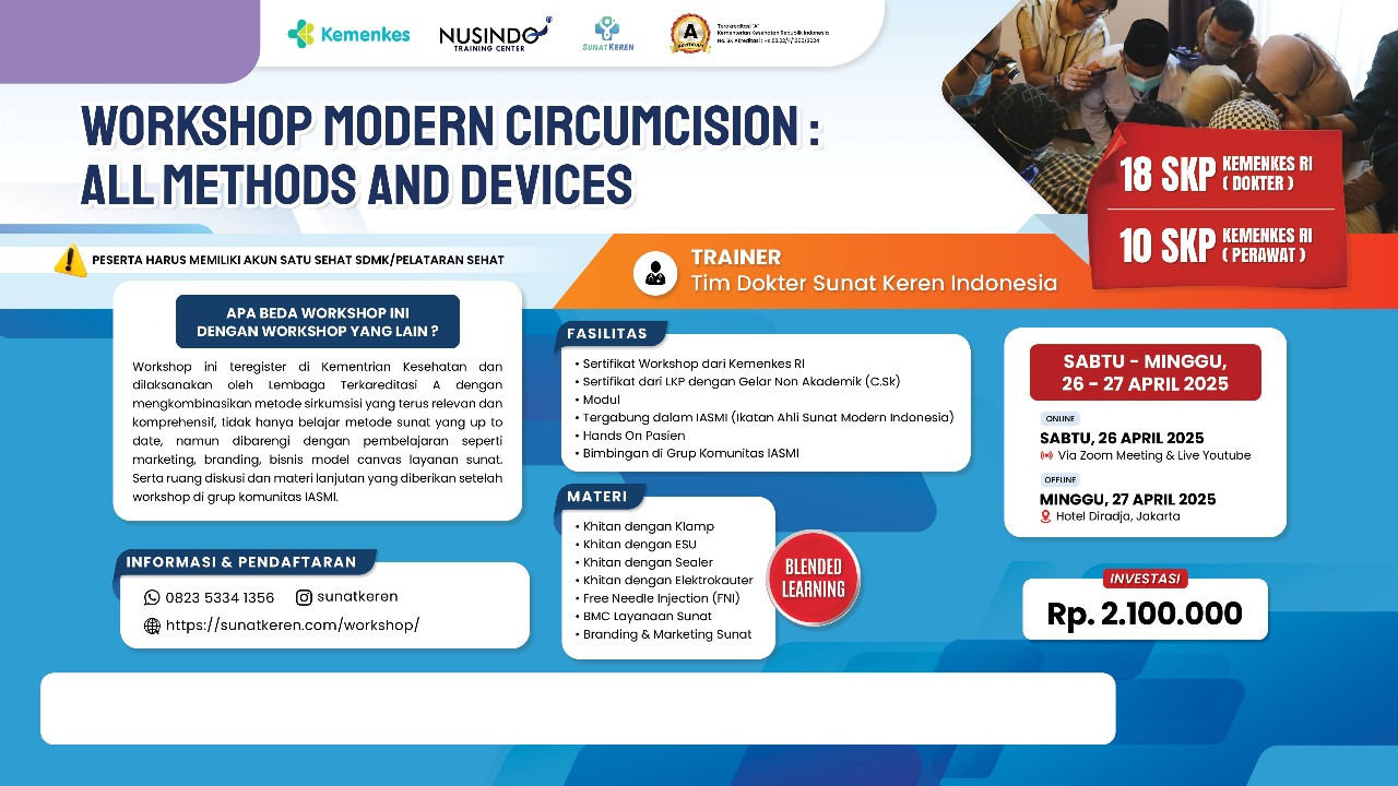 Modern Circumcision : All Methods and Devices Angkatan 4