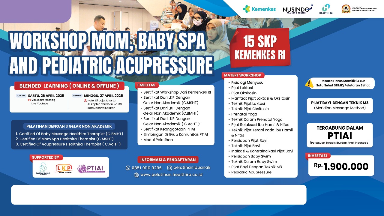 Mom - Baby Spa and Pediatric Acupressure   Angkatan 6