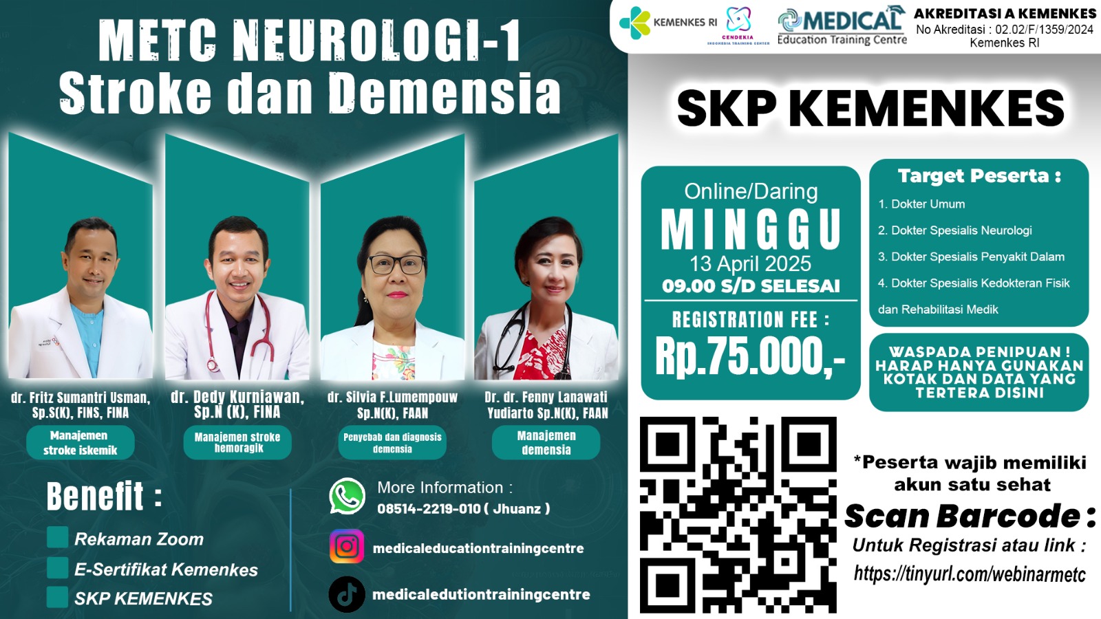 METC Neurologi-1 Stroke dan Demensia Angkatan 1