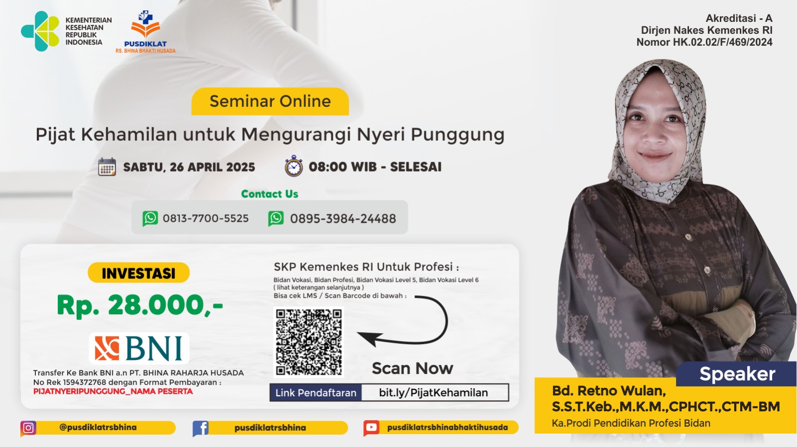 Pijat Kehamilan untuk Mengurangi Nyeri Punggung Angkatan 1