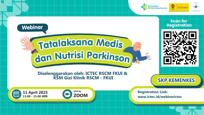 Webinar Tatalaksana Medis dan Nutrisi Parkinson Angkatan 1