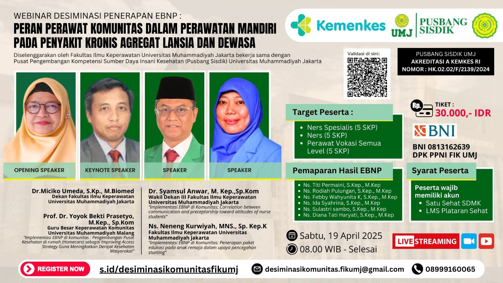 PERAN PERAWAT KOMUNITAS DALAM PERAWATAN MANDIRI PADA PENYAKIT KRONIS AGREGAT LANSIA DAN DEWASA Angkatan 1