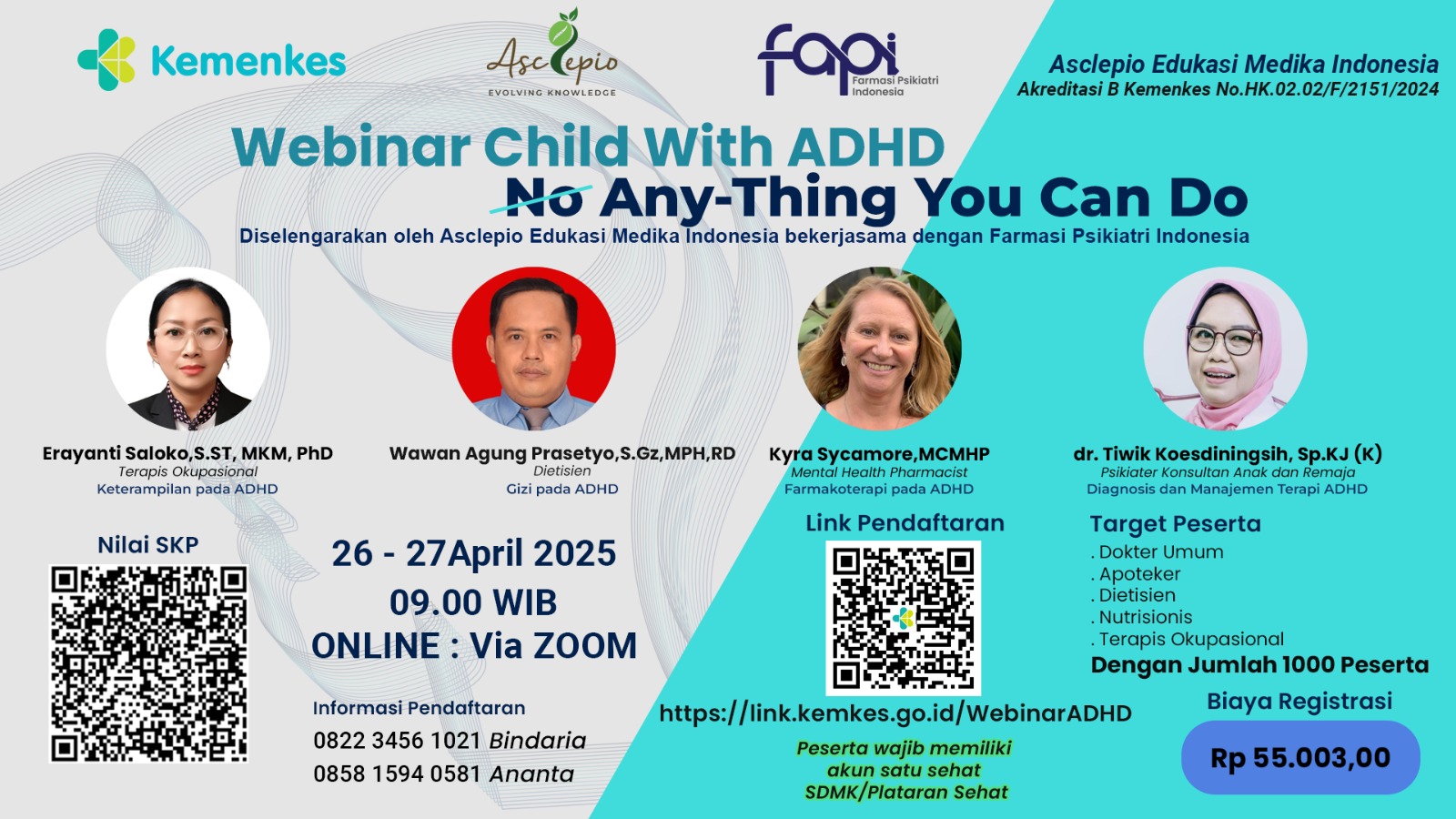 Child With ADHD, No Any-Thing You Can Do Angkatan 1