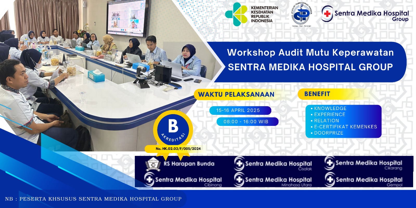 Workshop Audit Mutu  Keperawatan Angkatan 1