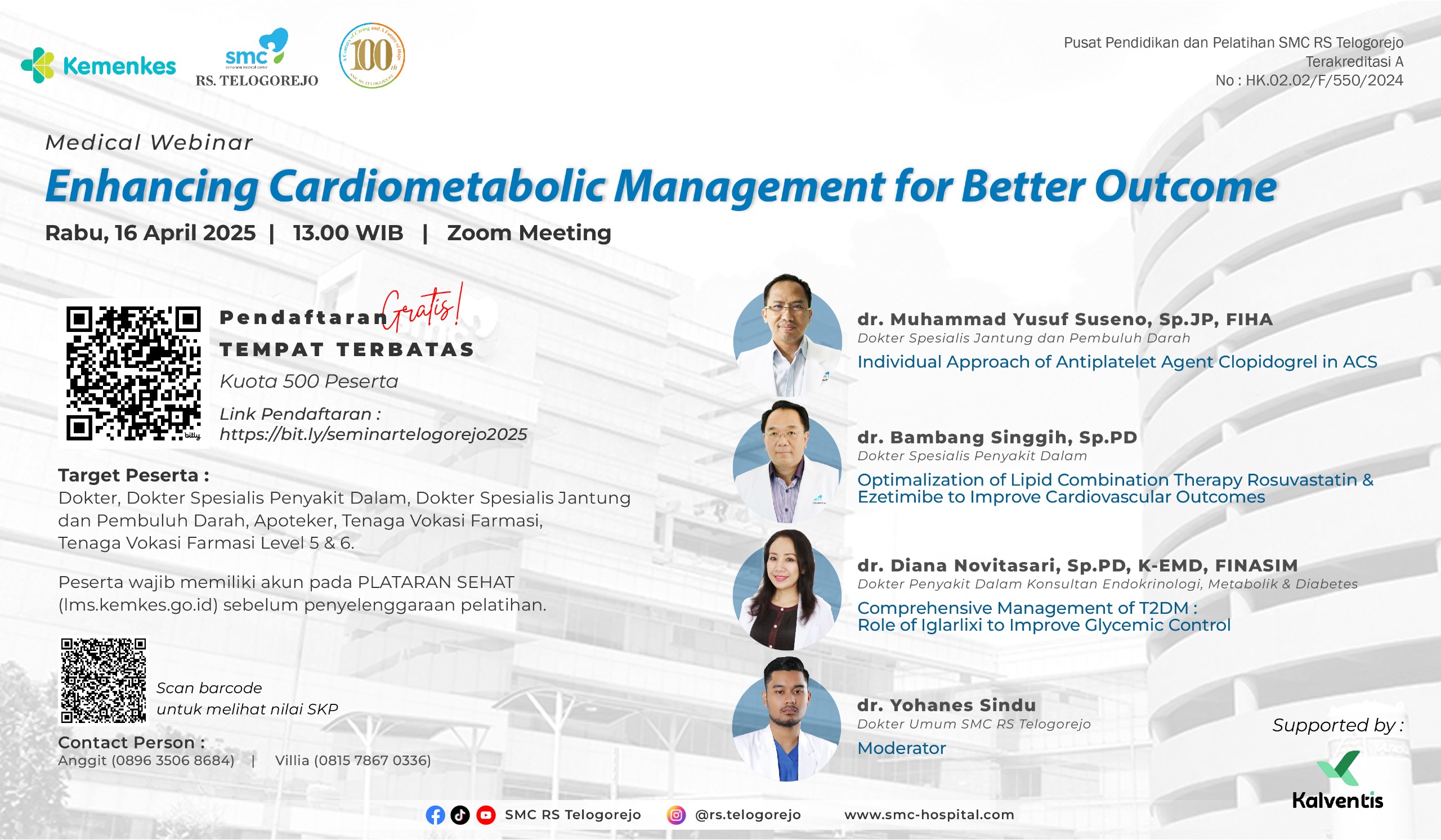 Enhancing Cardiometabolic Management for Better Outcome Angkatan 1