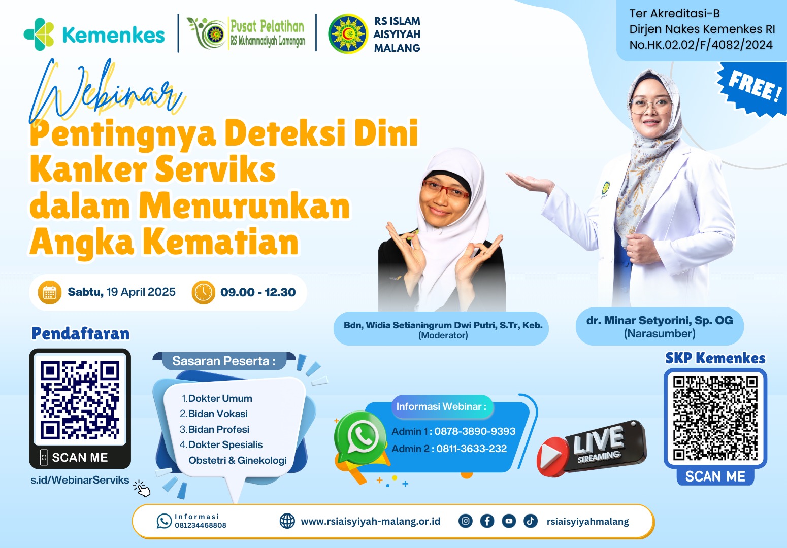 PENTINGNYA DETEKSI DINI KANKER SERVIKS DALAM MENURUNKAN ANGKA KEMATIAN Angkatan 1