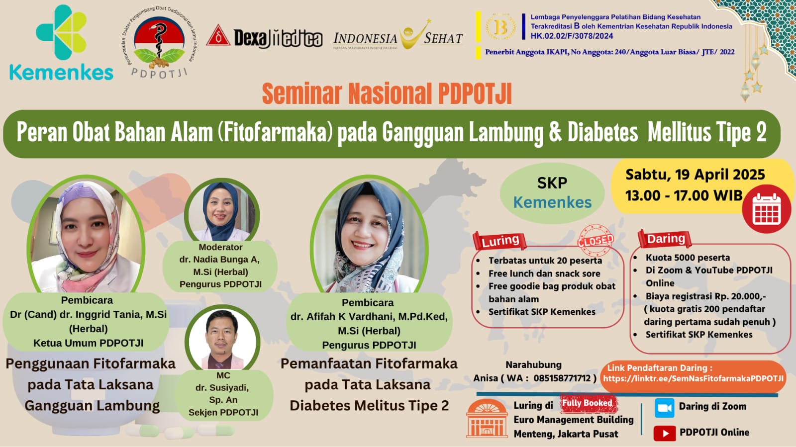 Peran Obat Bahan Alam (Fitofarmaka) pada Gangguan Lambung dan Diabetes Melitus Tipe 2 Angkatan 1
