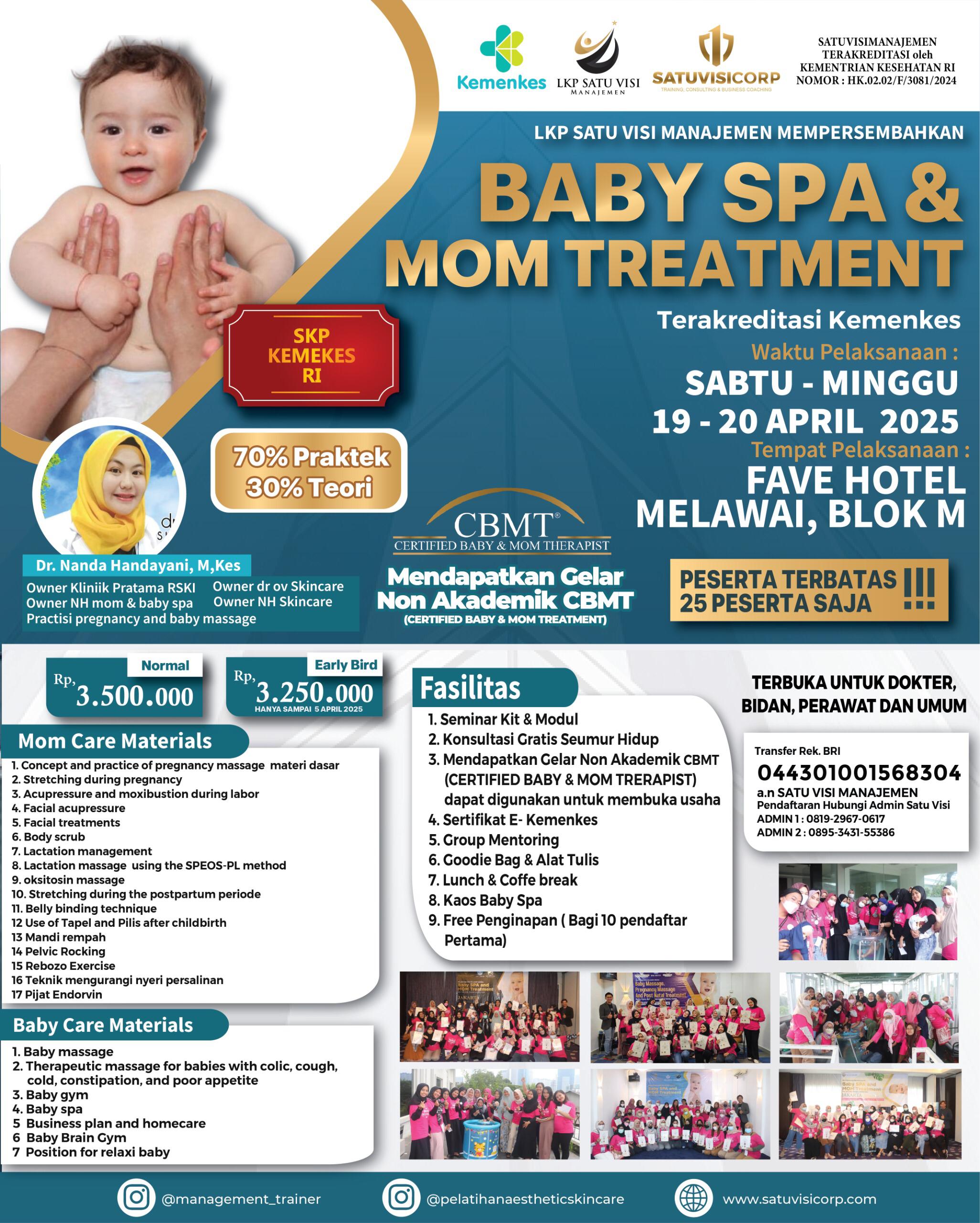 Baby Spa And Mom Treatment Batch 3