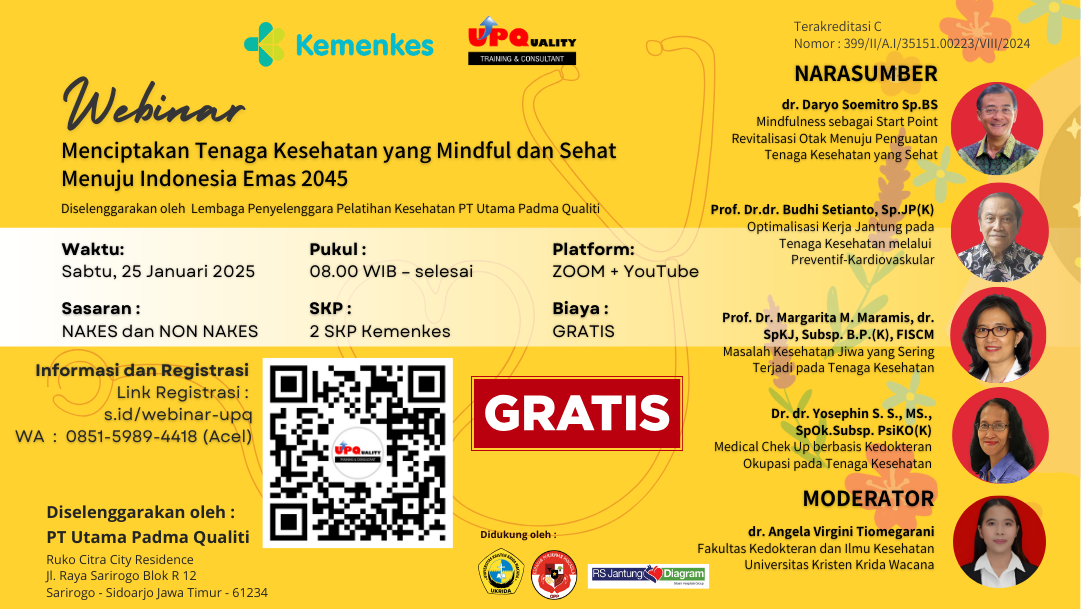 Menciptakan Tenaga Kesehatan yang Mindful dan Sehat Menuju Indonesia Emas 2045