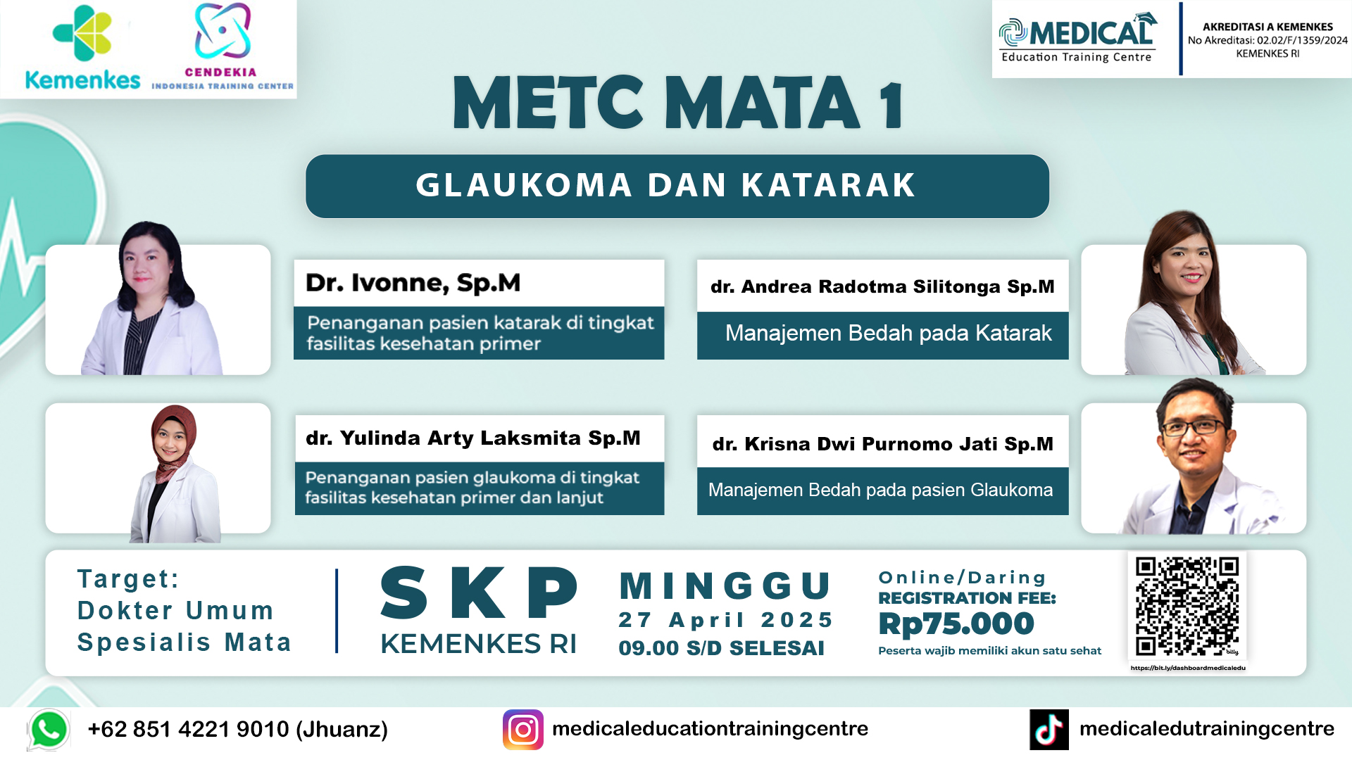 METC Mata-1 Glaukoma dan Katarak