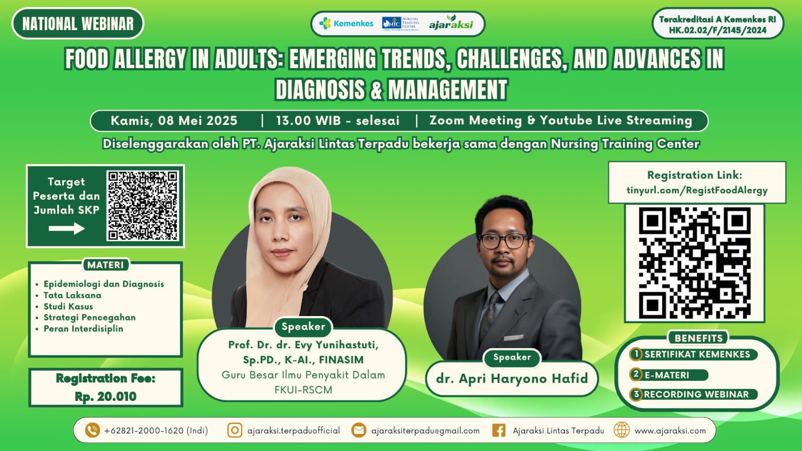 Food Allergy in Adults: Emerging Trends, Challenges, and Advances in Diagnosis & Management Angkatan 1