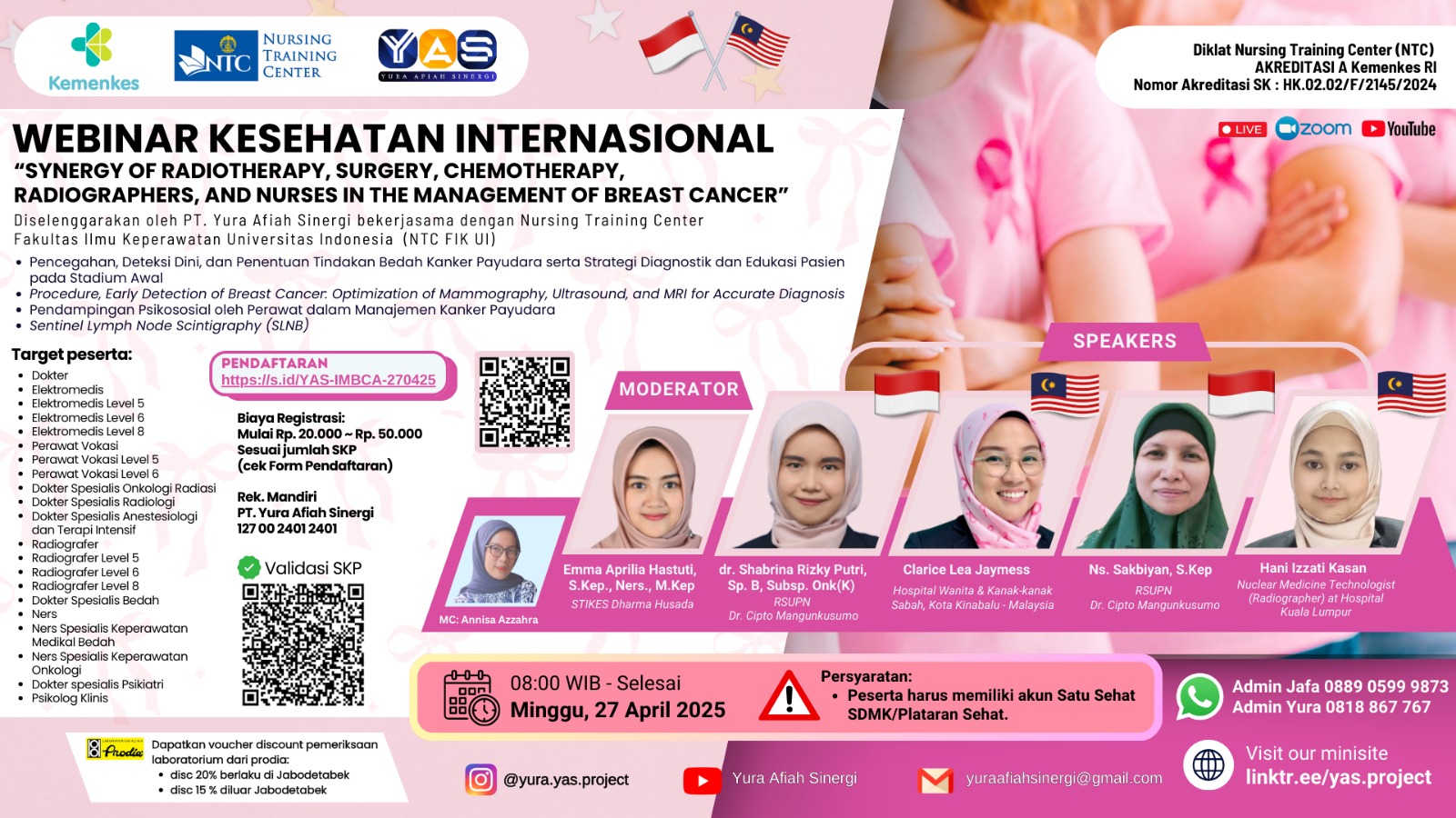 Synergy of Radiotherapy, Surgery, Chemotherapy, Radiographers, and Nurses in The Management of Breast Cancer Angkatan 1